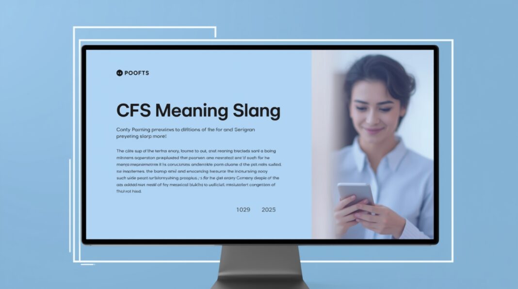 CFS meaning slang flips to 